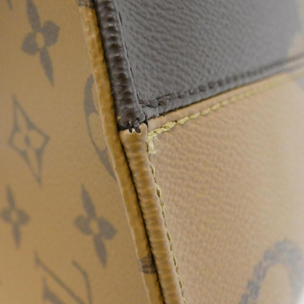 Louis Vuitton Marron Coated Canvas Handbag