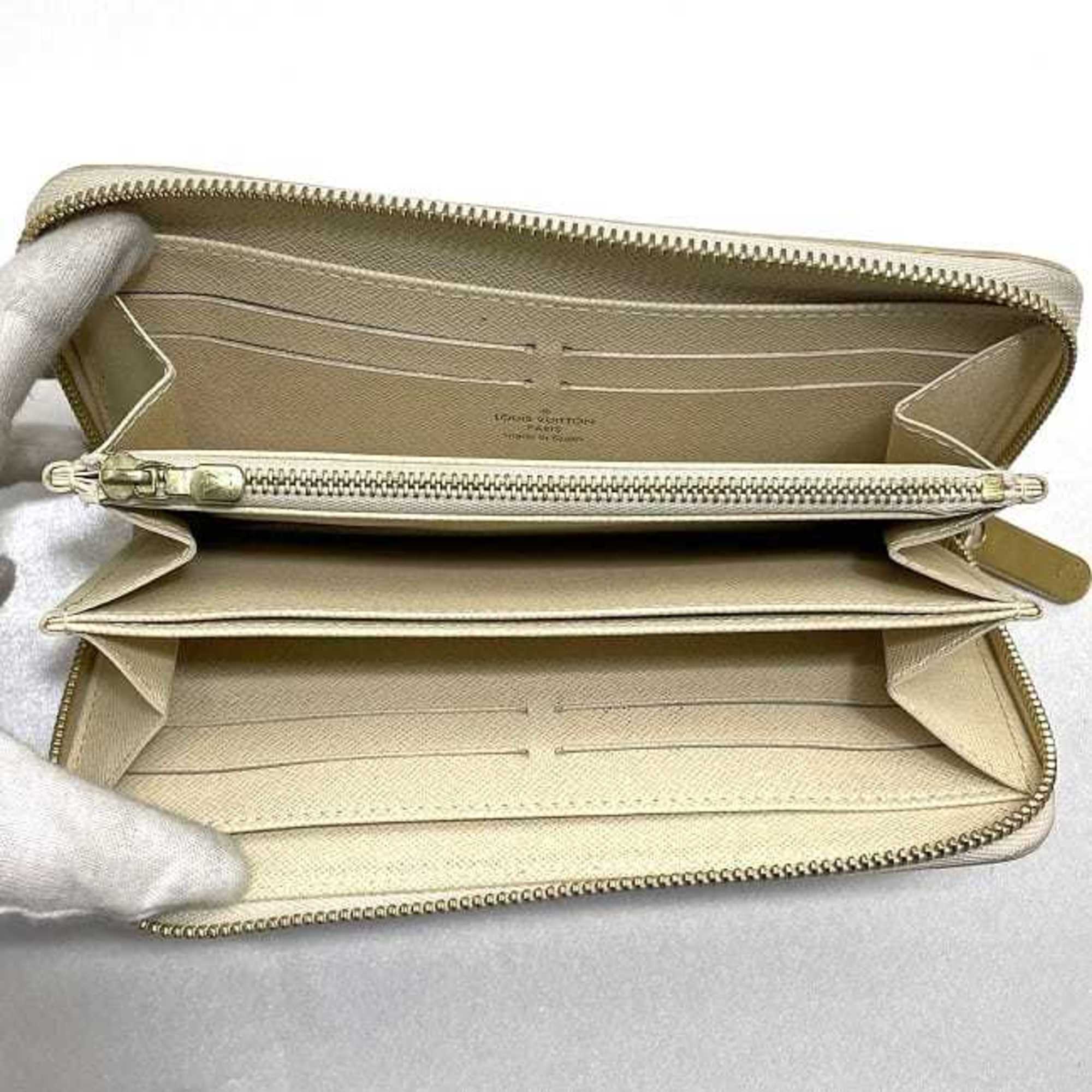 Louis Vuitton Gray White Damier Canvas Long Wallet