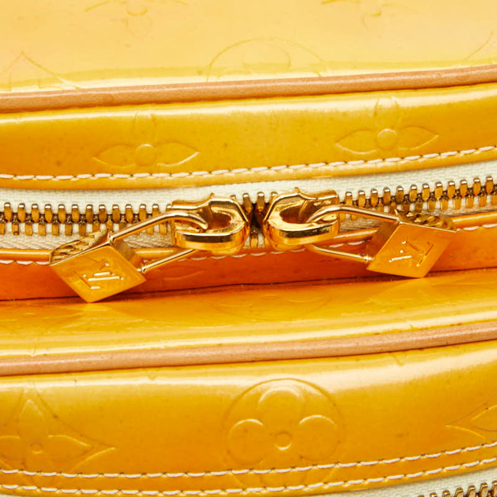 Louis Vuitton Yellow Patent Leather Shoulder Bag