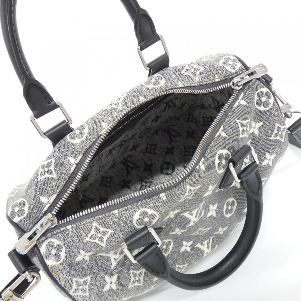 Louis Vuitton Brown Canvas Boston Bag