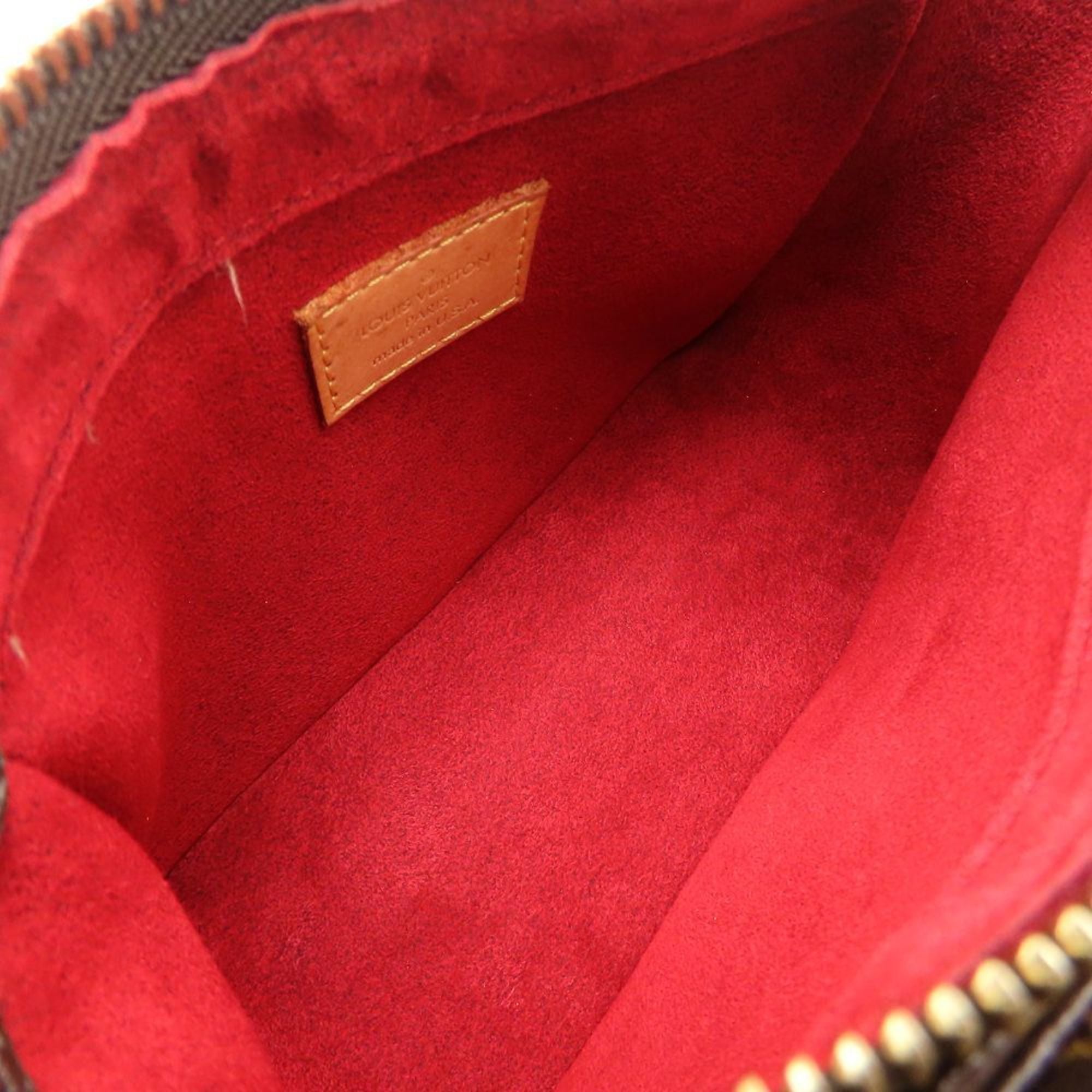 Louis Vuitton Brown Canvas Shoulder Bag