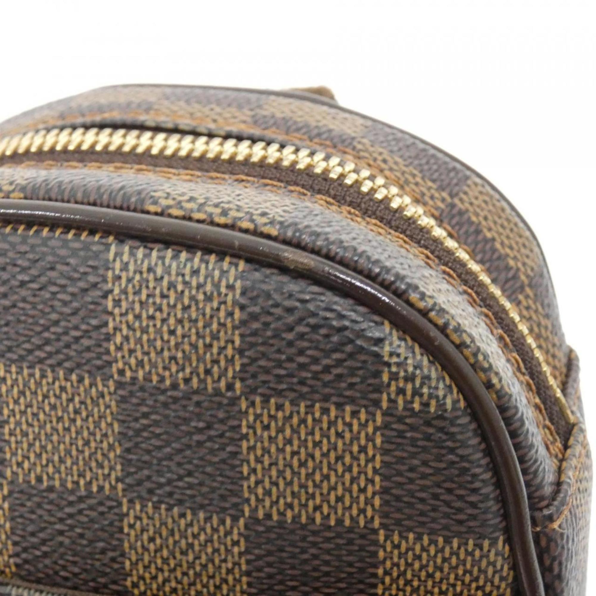 Louis Vuitton Ebene Coated Canvas Pochette Shoulder Bag