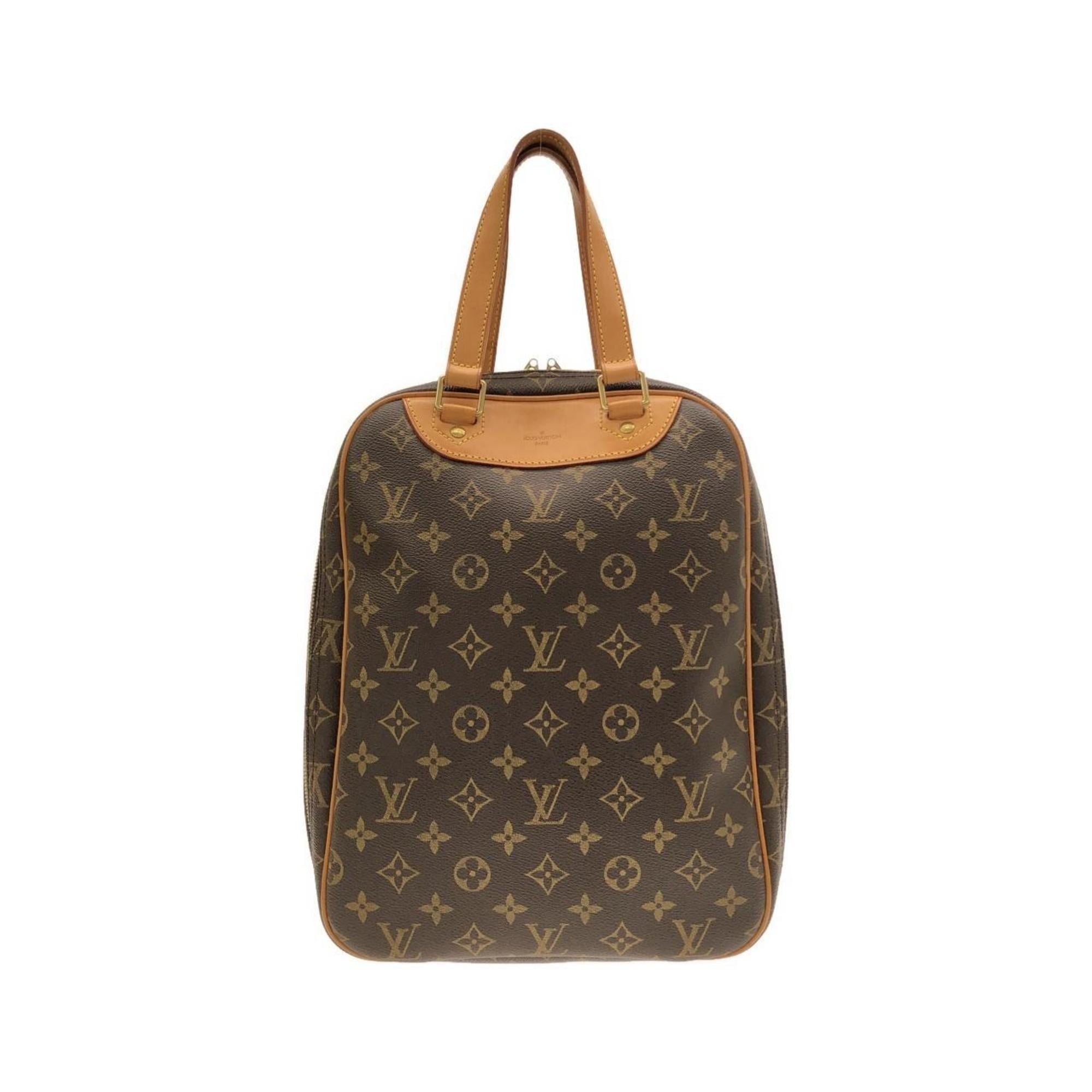 Louis Vuitton Marron Coated Canvas Handbag