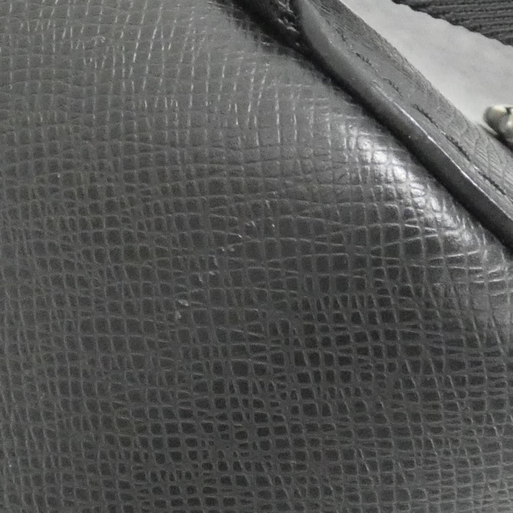 Louis Vuitton Black Leather Backpack