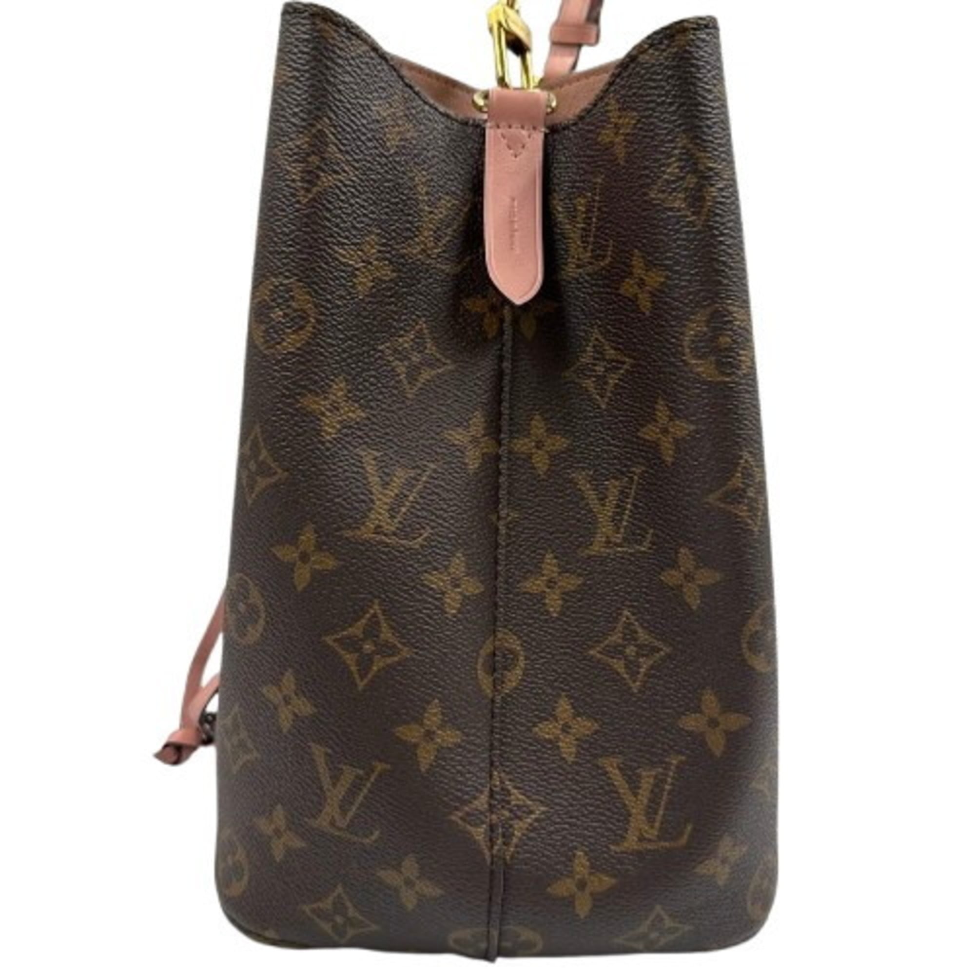Louis Vuitton Monogram Brown Pink Pvc Shoulder Bag