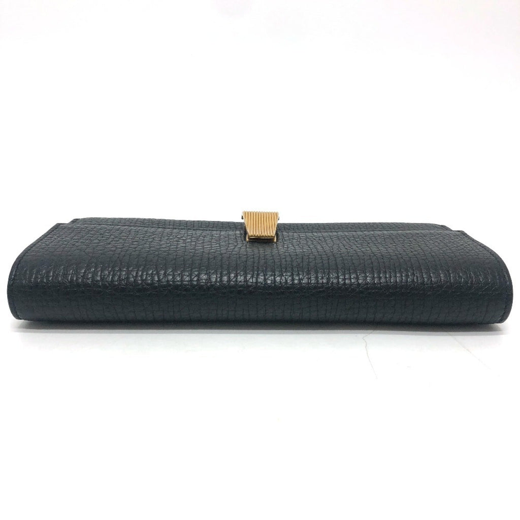 Bottega Veneta Black Leather Long Wallet (Bi-Fold)