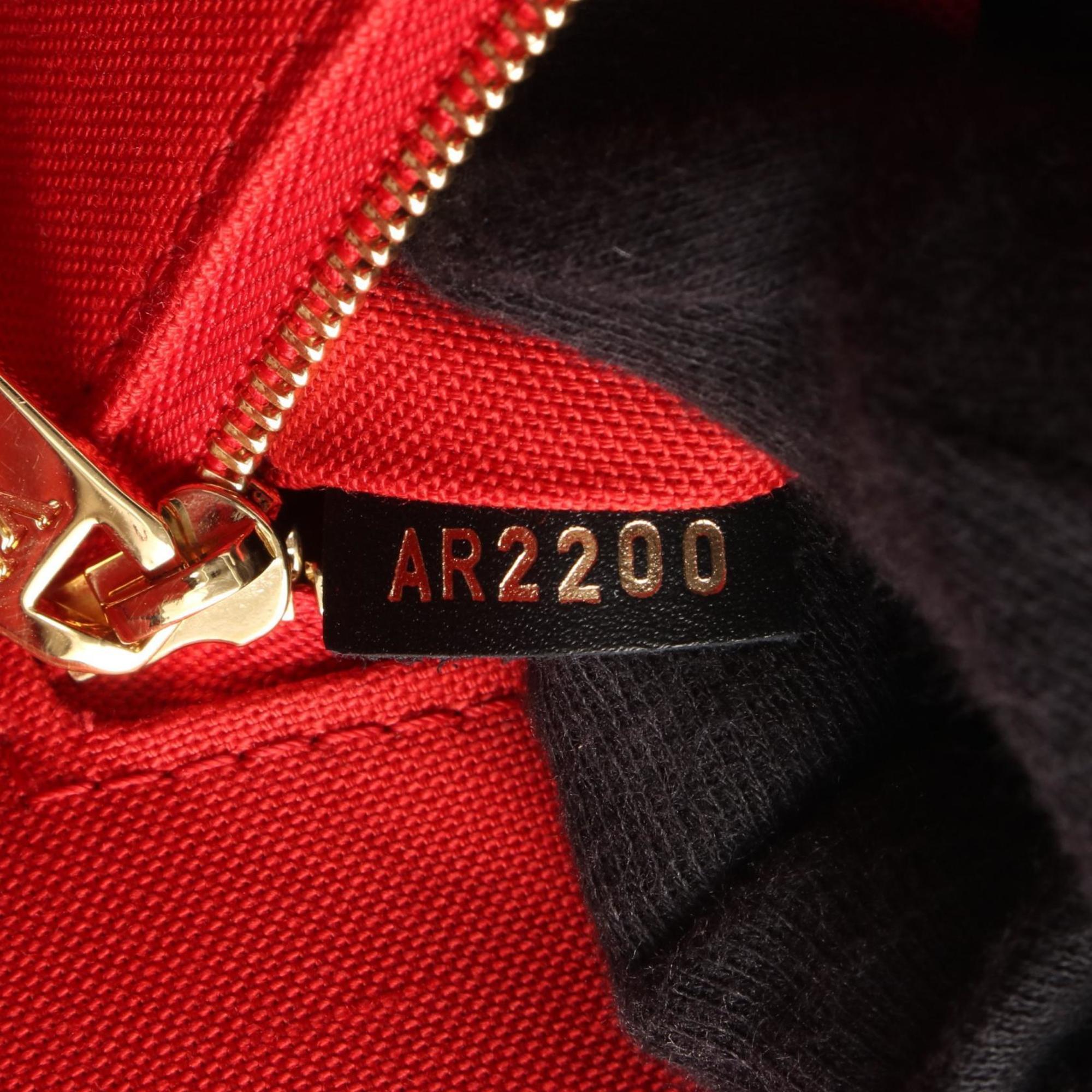 Louis Vuitton Brown Coated Canvas Monogram Reverse Pvc Leather Shoulder Bag