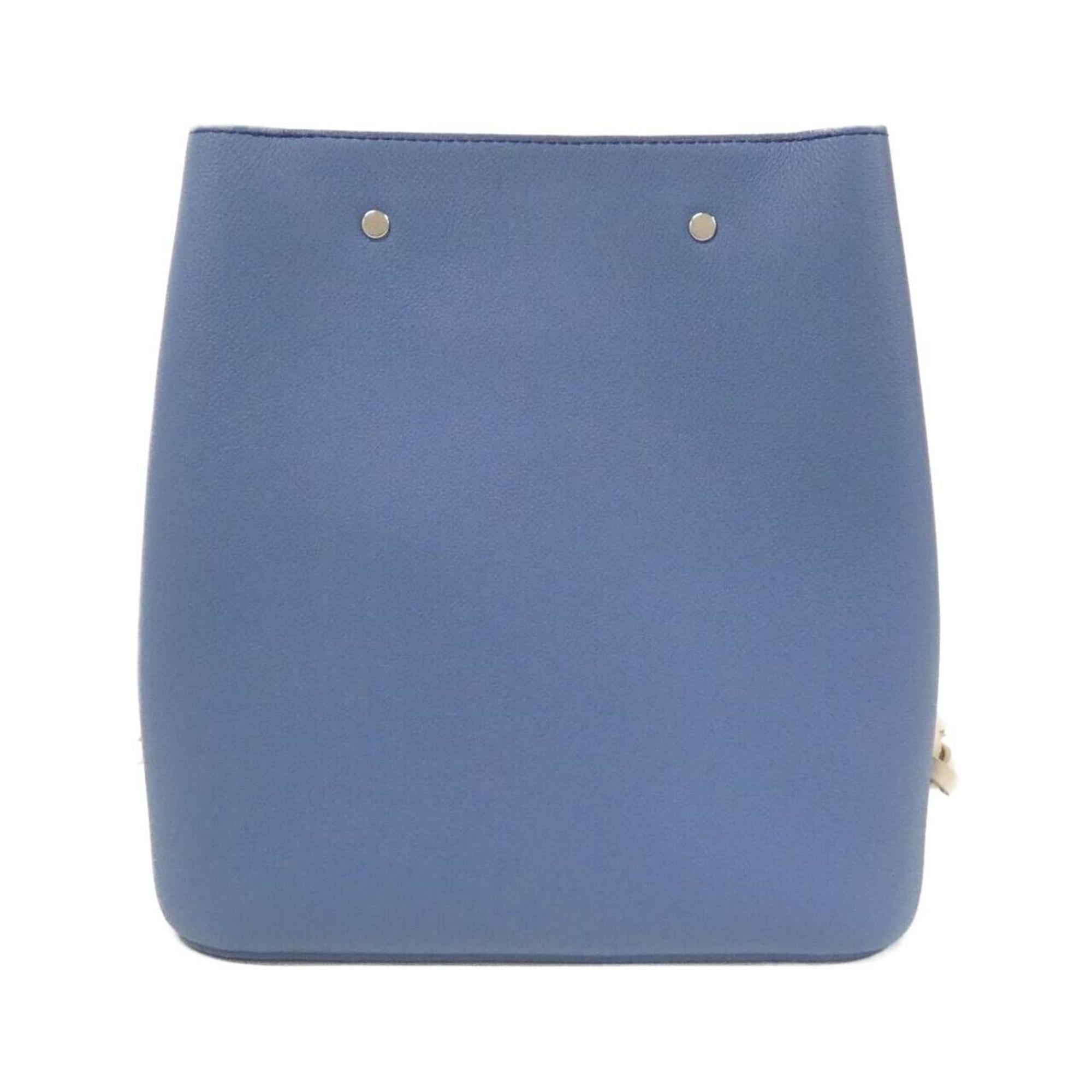 Louis Vuitton Blue Jean Leather Shoulder Bag