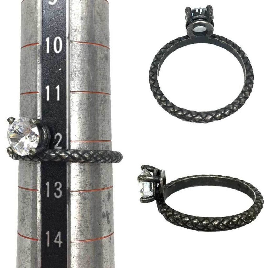 Bottega Veneta Intrecciato Silver 925 Band Ring
