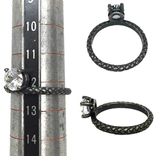 Bottega Veneta Intrecciato Silver 925 Band Ring