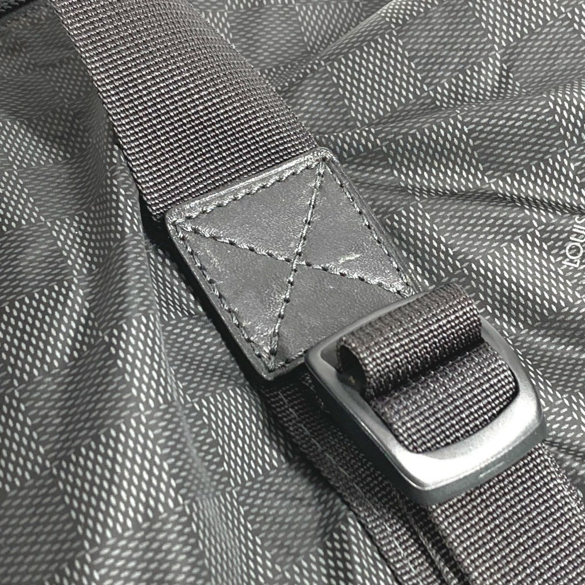 Louis Vuitton Black Damier Canvas Boston Bag Shoulder Bag