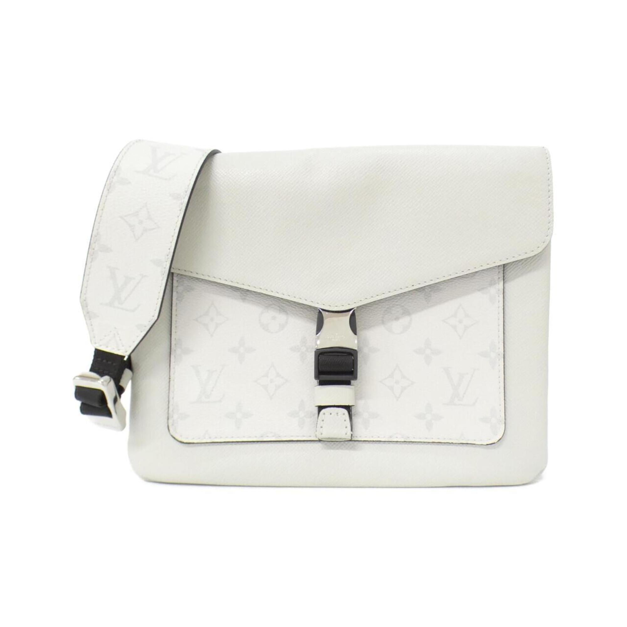 Louis Vuitton White Taigarama Shoulder Bag