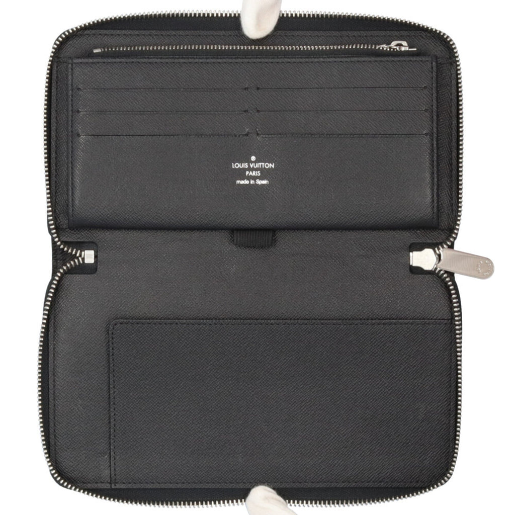 Louis Vuitton Black Gray Damier Graphite Canvas Long Wallet