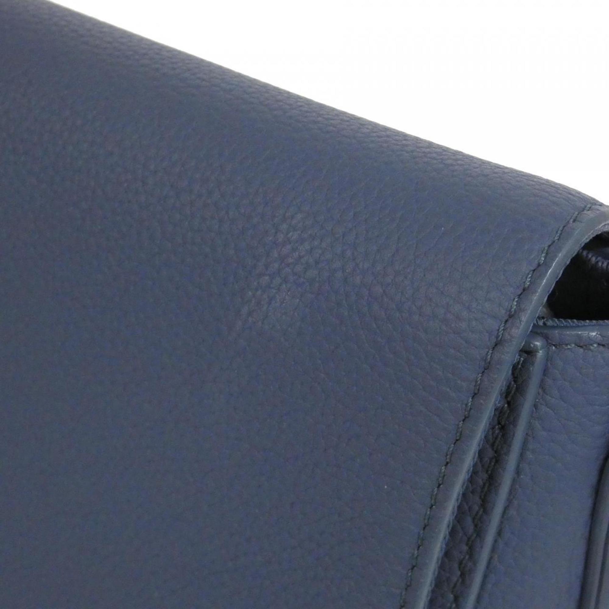 Louis Vuitton Blue Leather Shoulder Bag