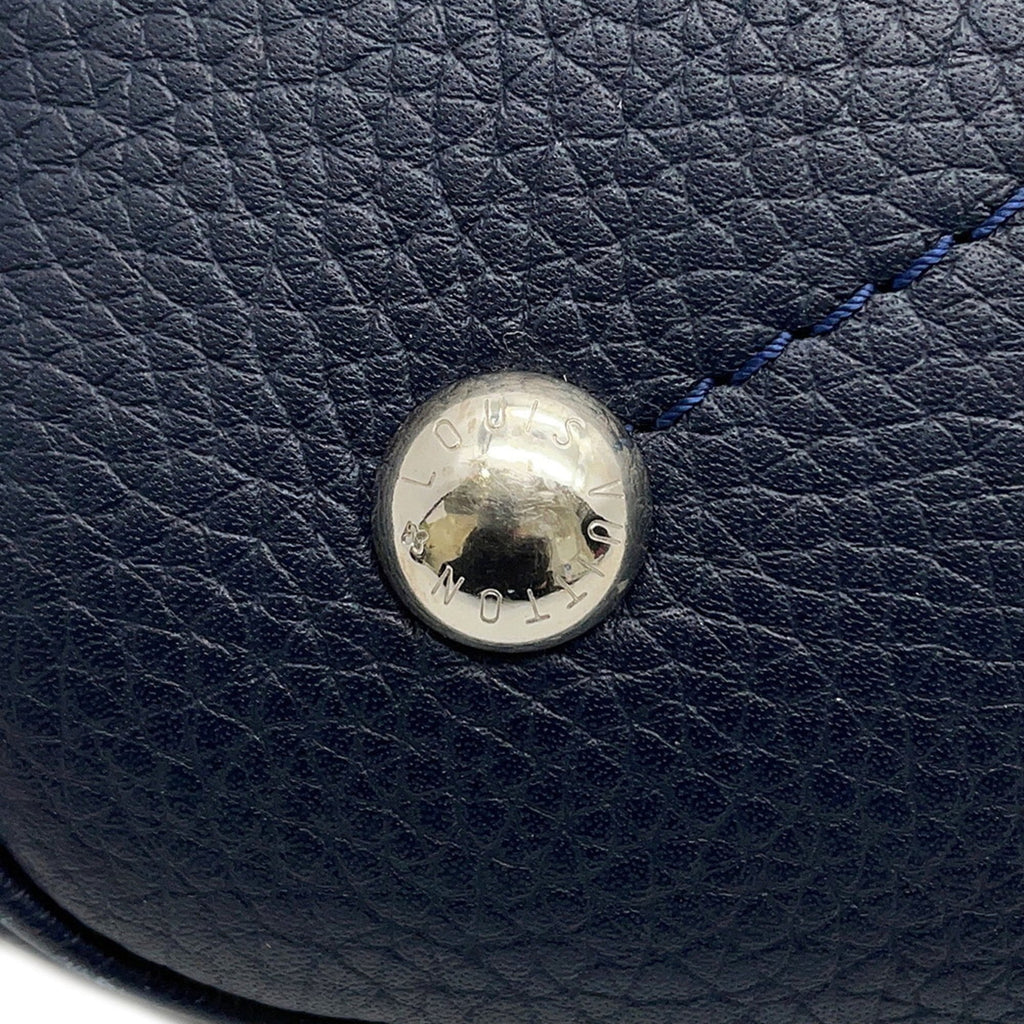 Louis Vuitton Navy Leather Shoulder Bag