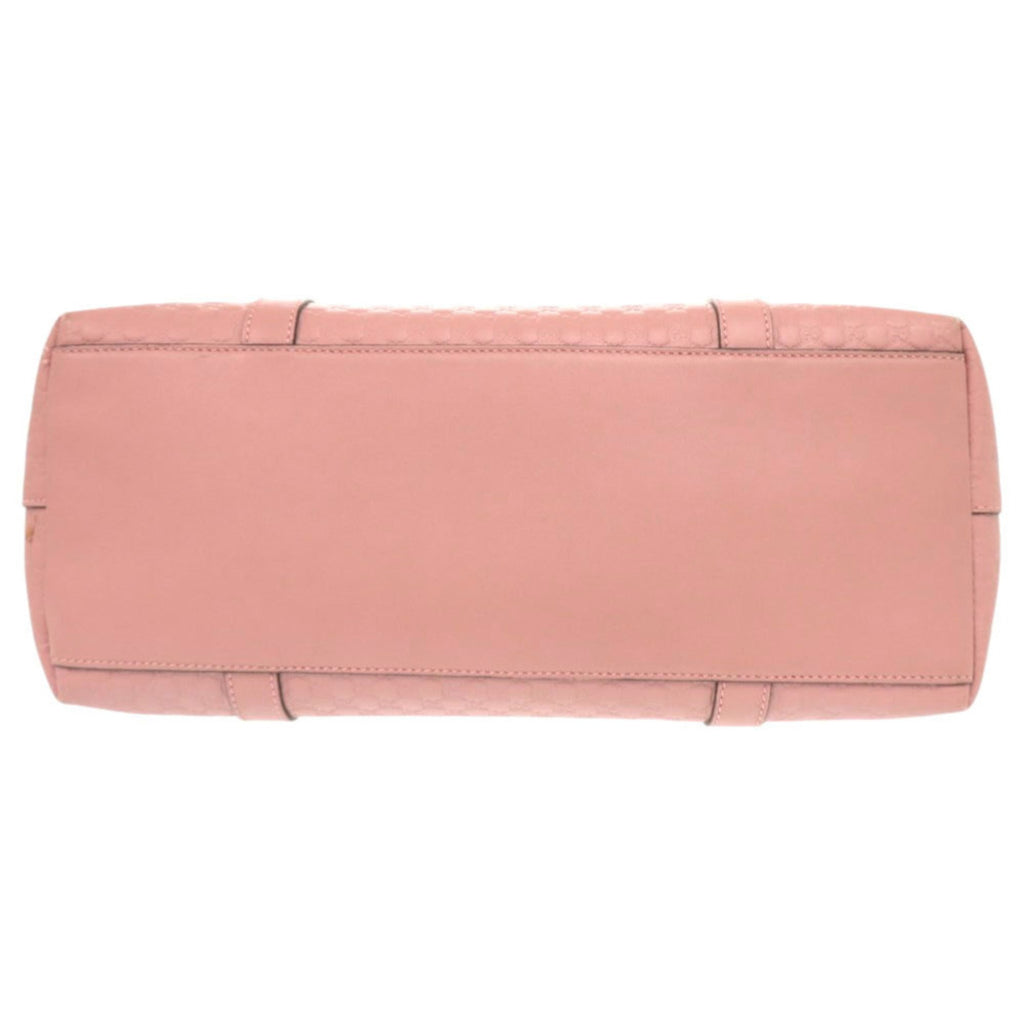 Gucci Pink Leather Handbag Shoulder Bag Tote Bag (Pre-Owned)