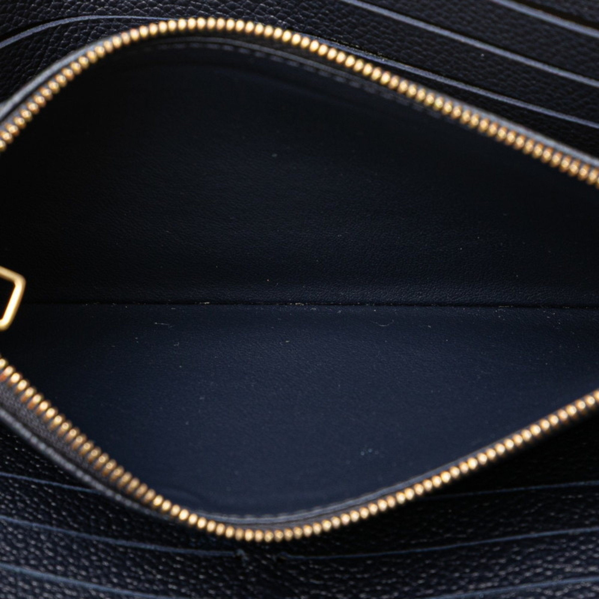 Louis Vuitton Monogram Empreinte Marine Rouge Navy Leather Long Wallet