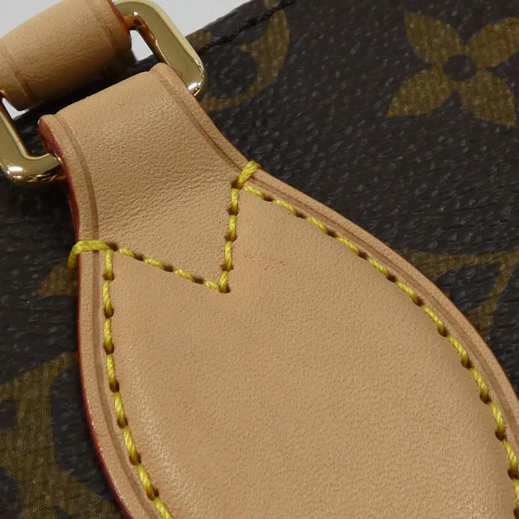 Louis Vuitton Marron Coated Canvas Handbag