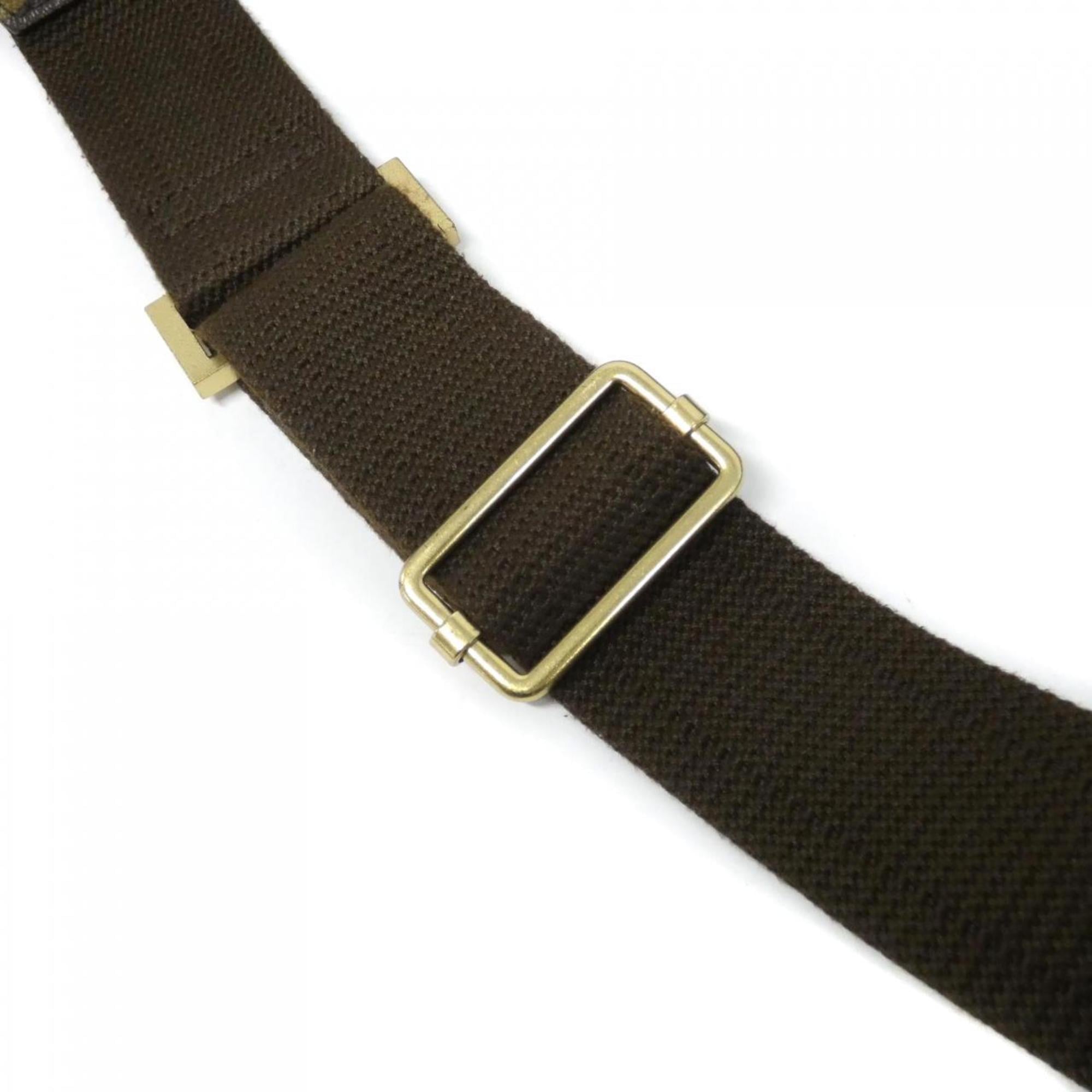 Louis Vuitton Brown Coated Canvas Shoulder Bag