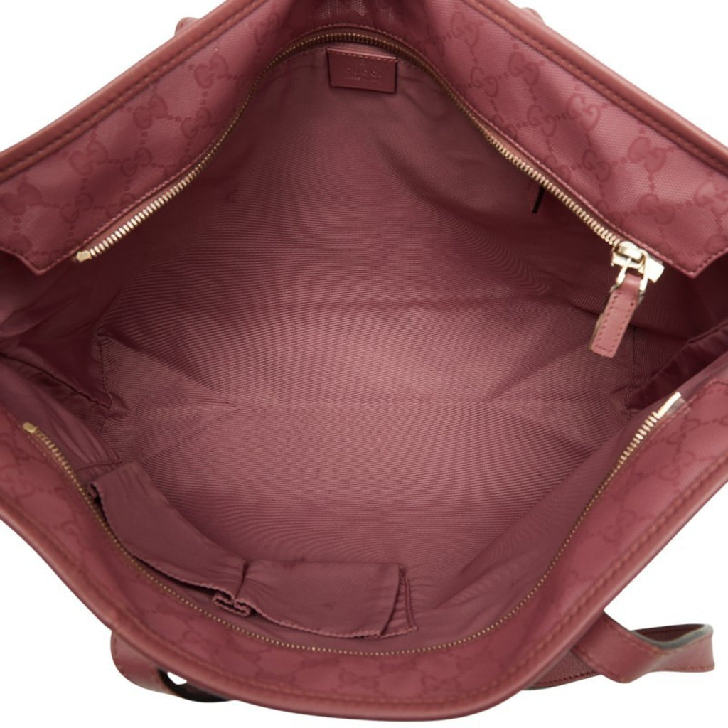 Gucci Pink Pvc Leather Shoulder Bag Tote Bag (Pre-Owned)