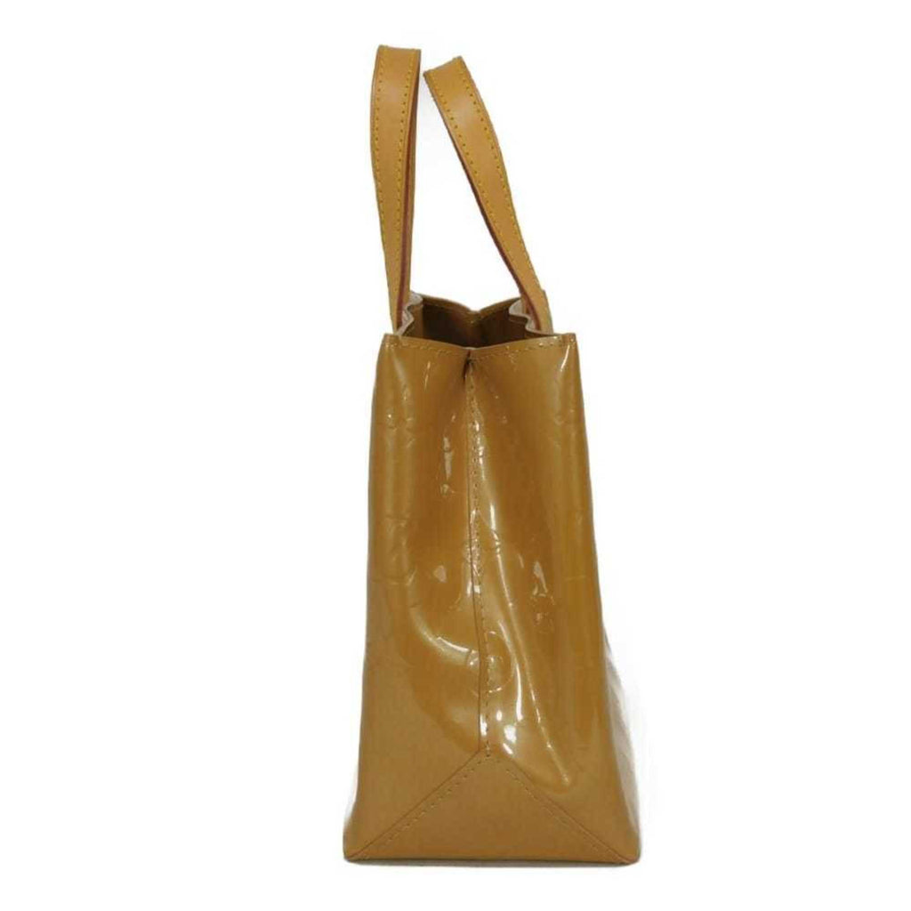 Louis Vuitton Beige Noisette Monogram Vernis Handbag Tote Bag