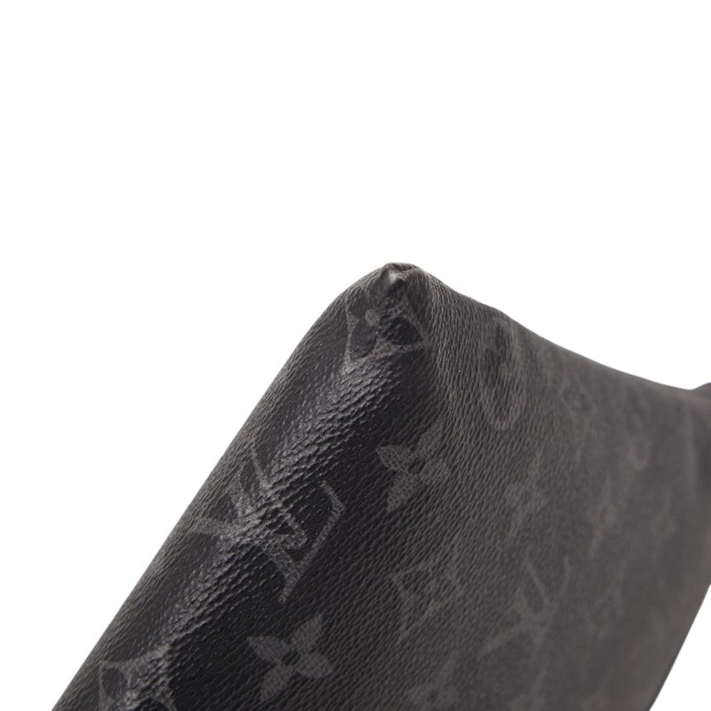 Louis Vuitton Black Pvc Leather Clutch Bag Pochette