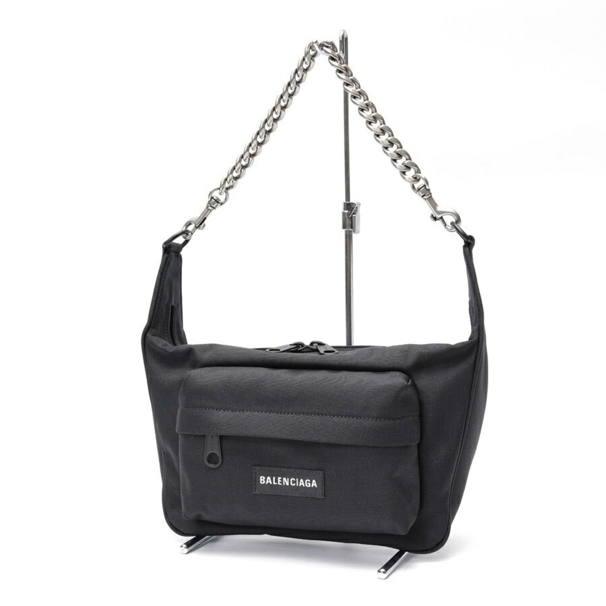 Balenciaga Black Nylon Shoulder
