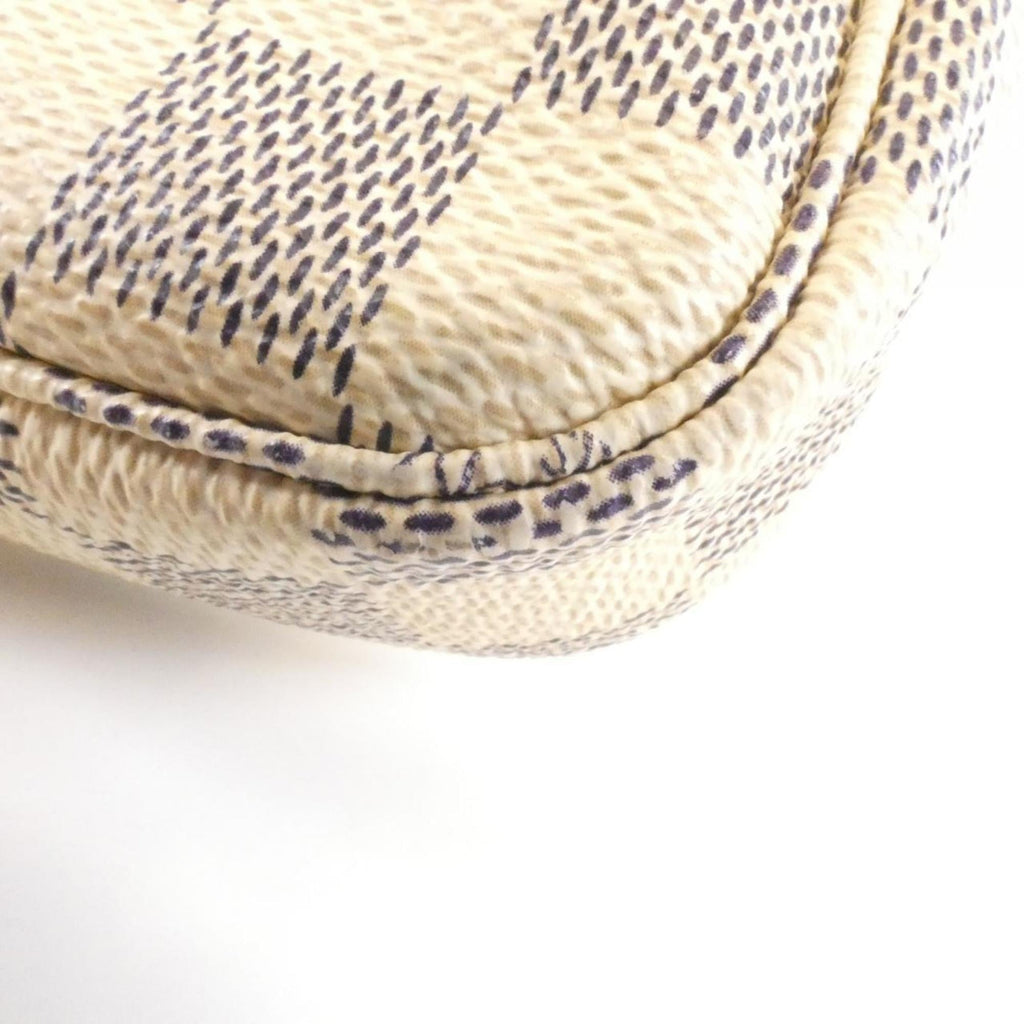Louis Vuitton Azur Coated Canvas Pochette Pouch