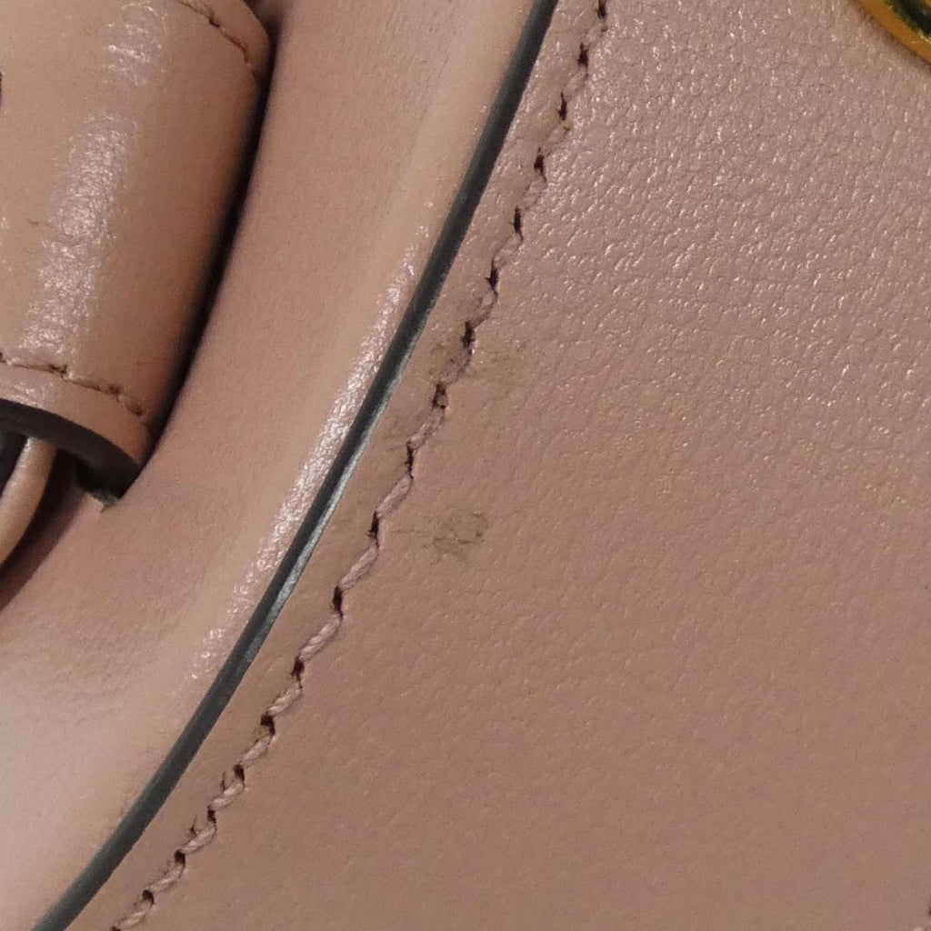 Gucci Dusty Pink Leather Shoulder Bag (Pre-Owned)