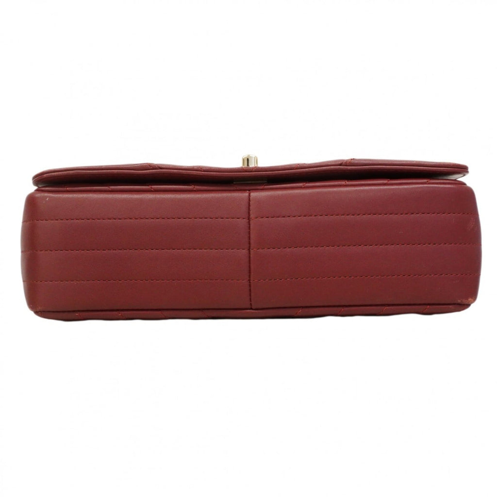 Chanel Bordeaux Leather Shoulder Bag