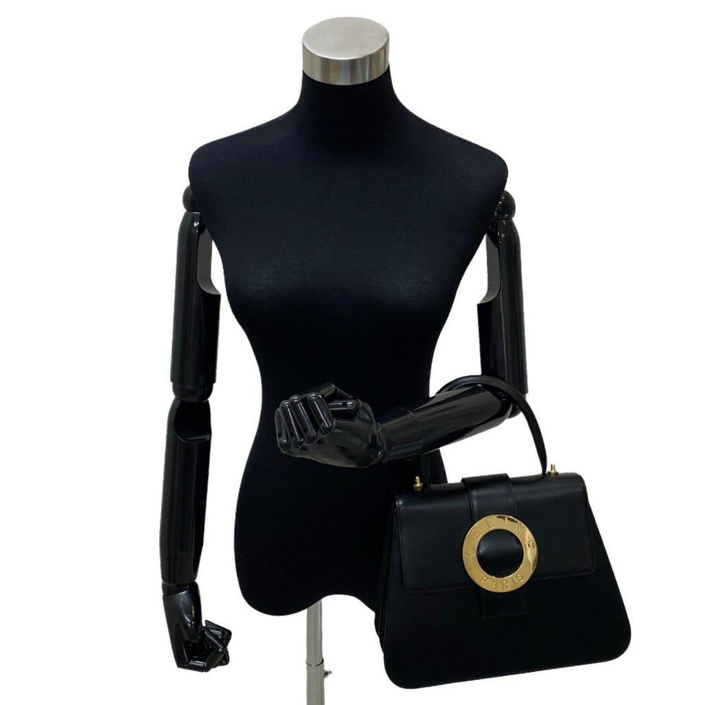 Celine Black Leather Handbag Shoulder Bag