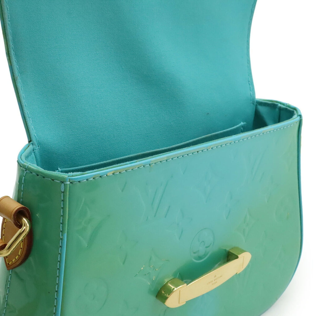 Louis Vuitton Light Blue Leather Pochette Shoulder Bag