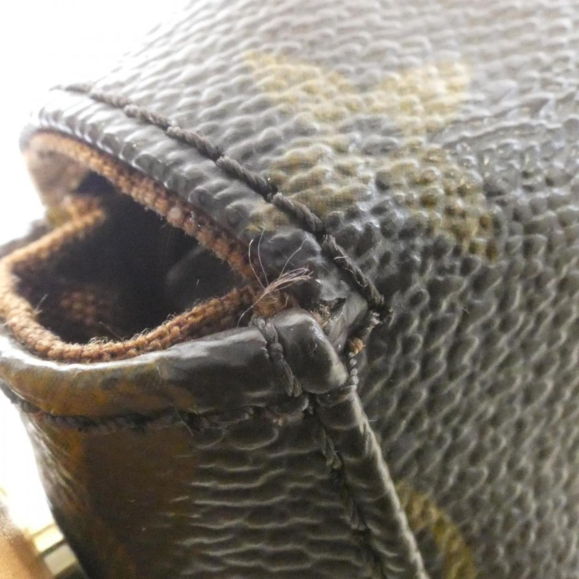 Louis Vuitton Brown Coated Canvas Shoulder Bag