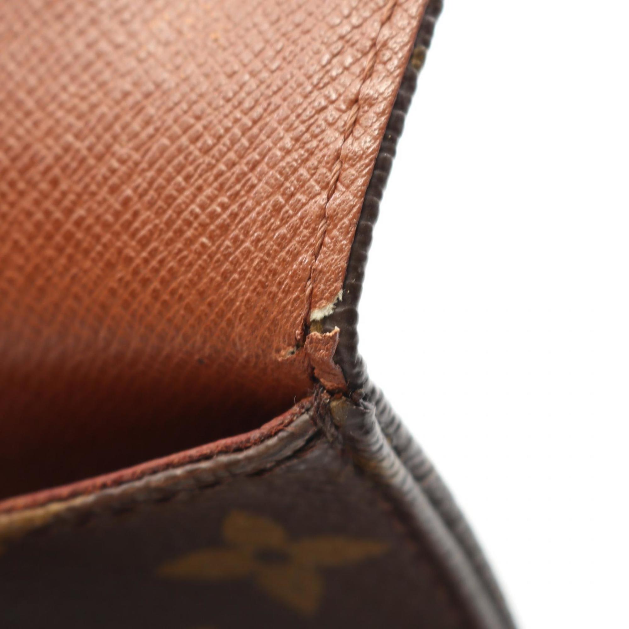 Louis Vuitton Brown Coated Canvas Pvc Leather Shoulder Bag