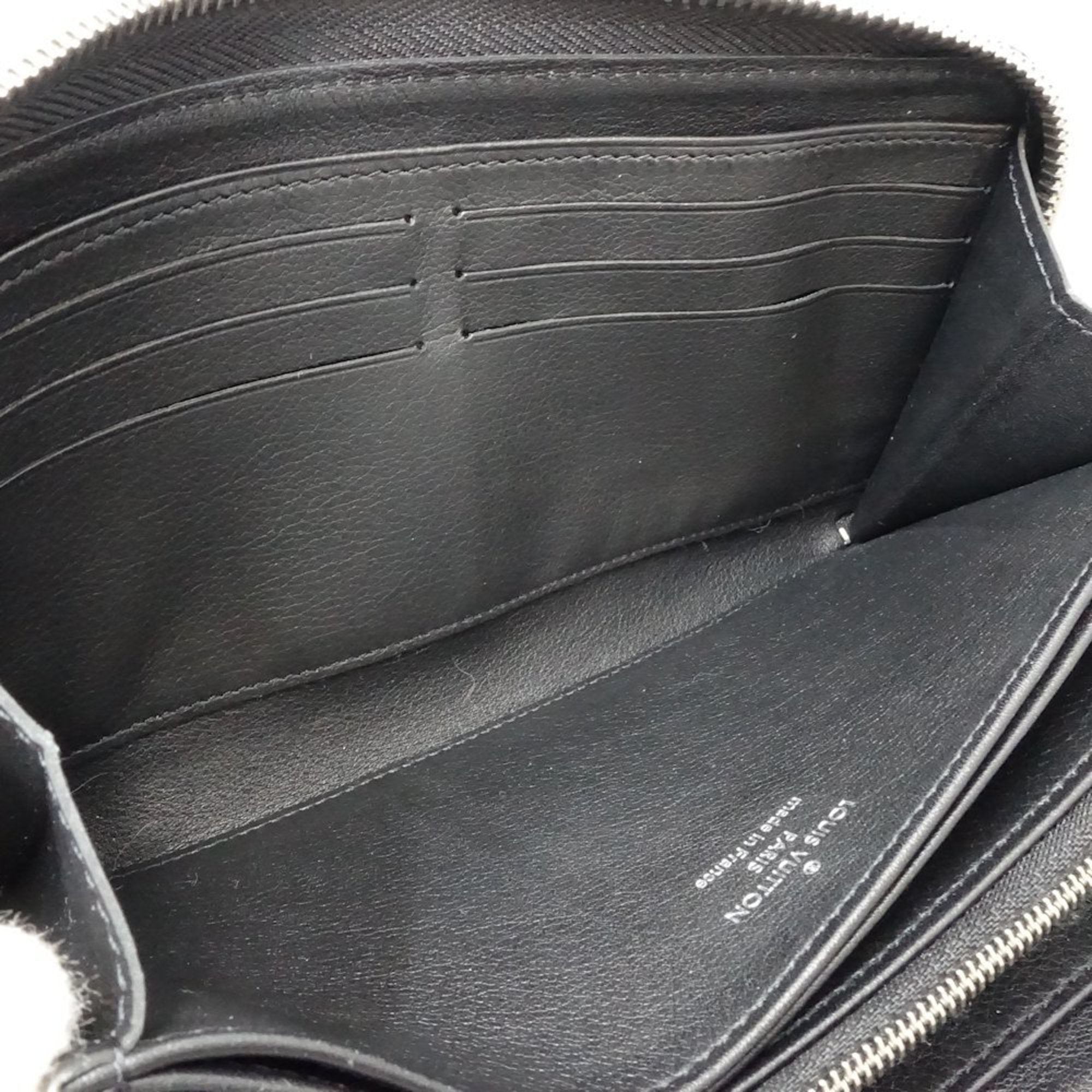Louis Vuitton Noir Leather Coin Purse/Coin Case