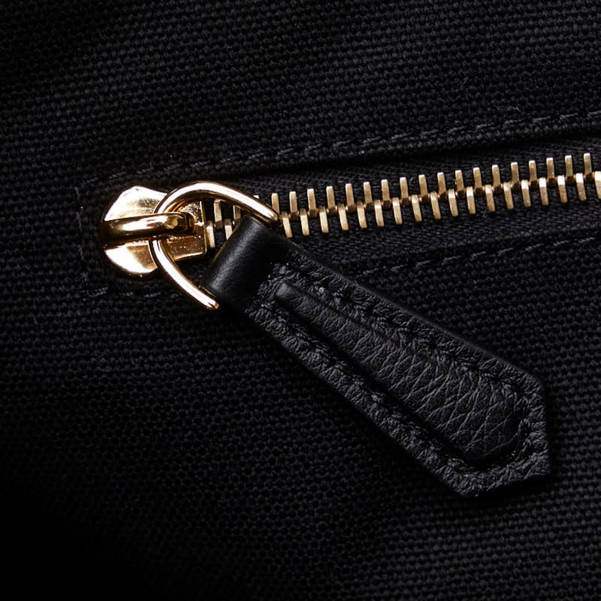 Fendi Black Yellow Canvas Shoulder Bag Tote Bag
