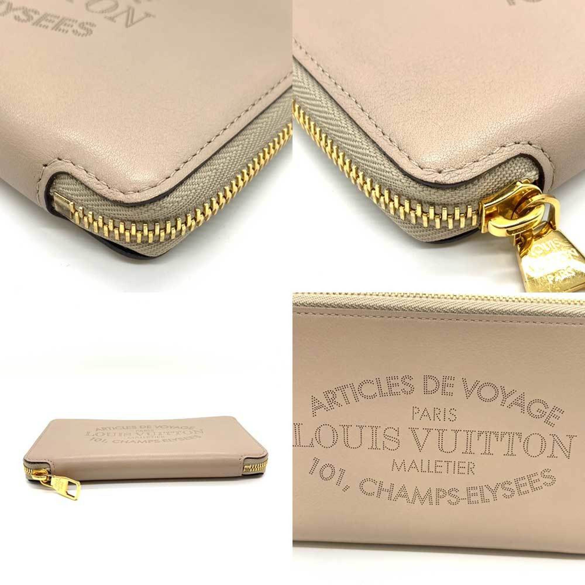 Louis Vuitton Parnassea Beige Leather Long Wallet