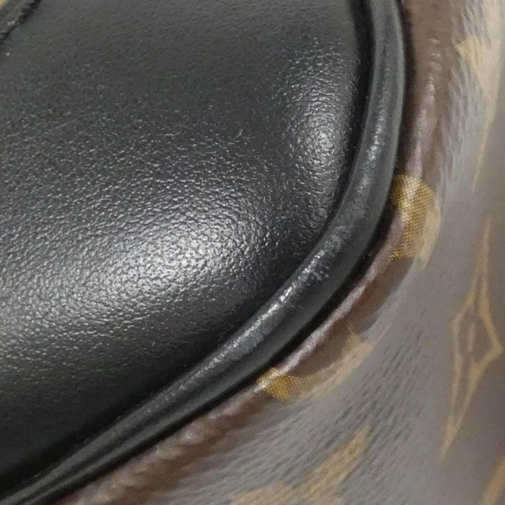 Louis Vuitton Black Marron Coated Canvas Shoulder Bag