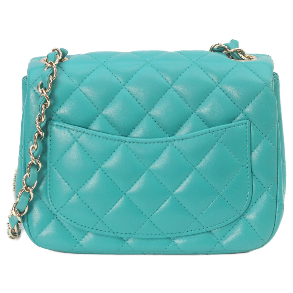 Chanel Emerald Green Leather Shoulder Bag