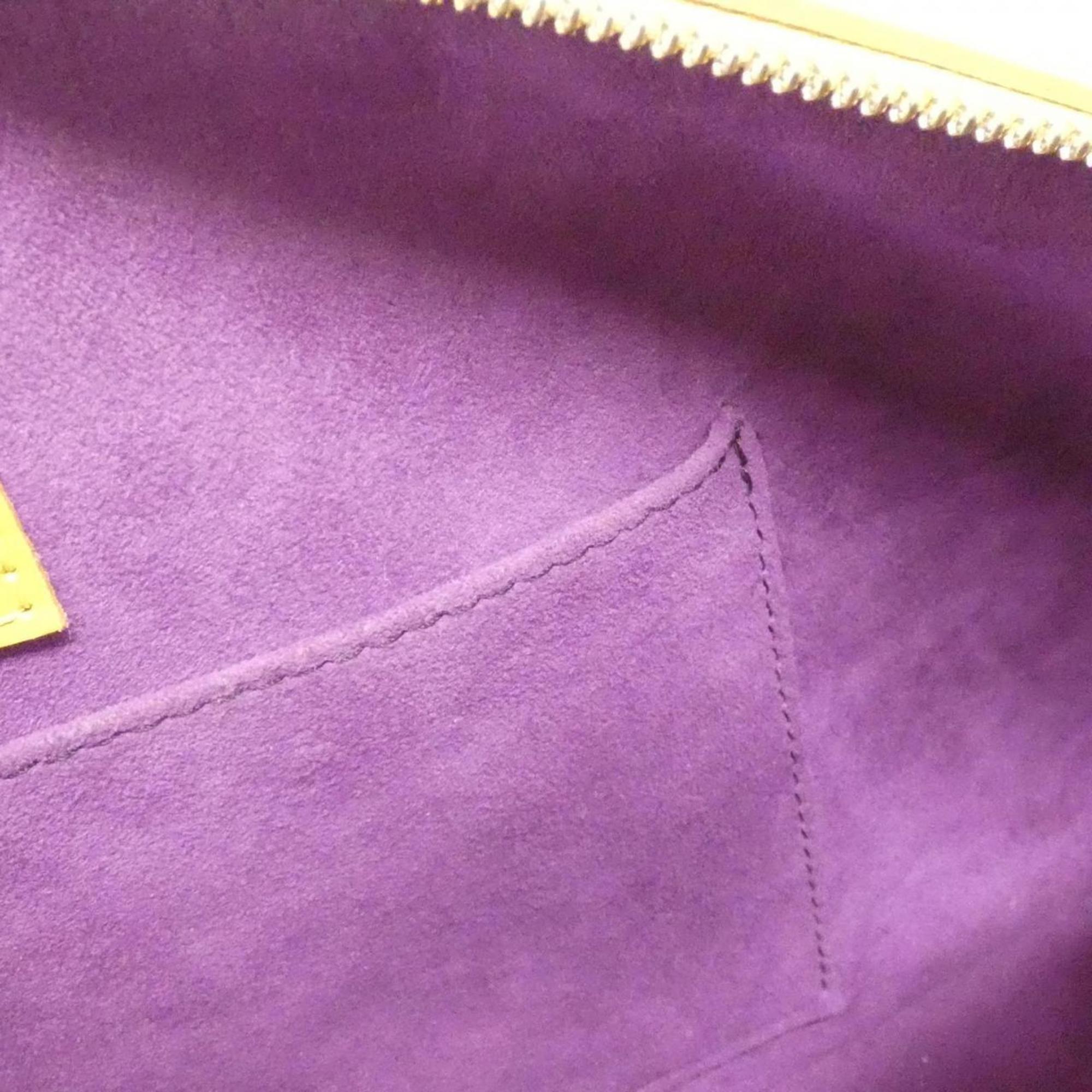 Louis Vuitton Yellow Leather Handbag
