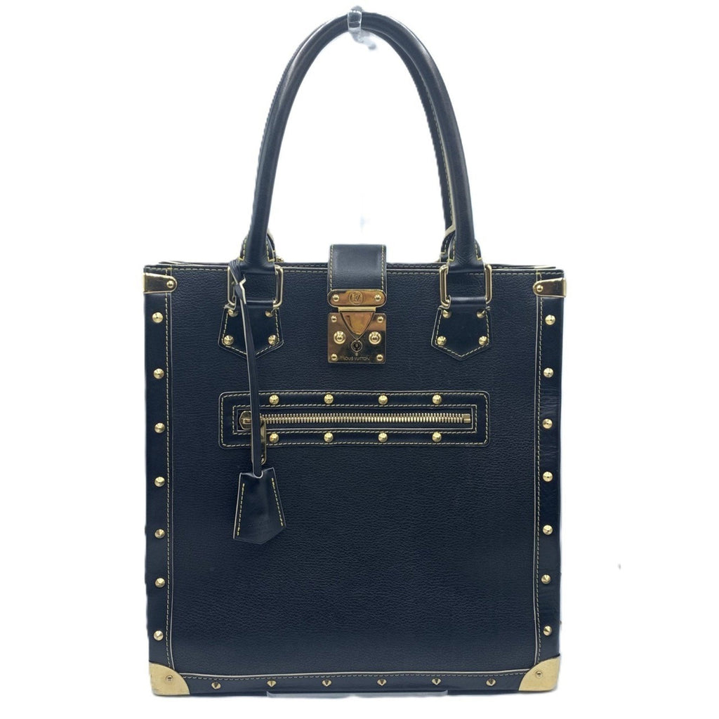 Louis Vuitton Black Suhali Leather Handbag Tote Bag