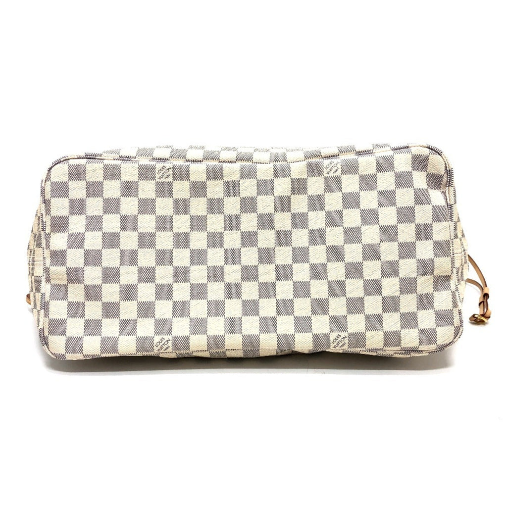 Louis Vuitton Azur White Damier Azur Shoulder Bag Tote Bag