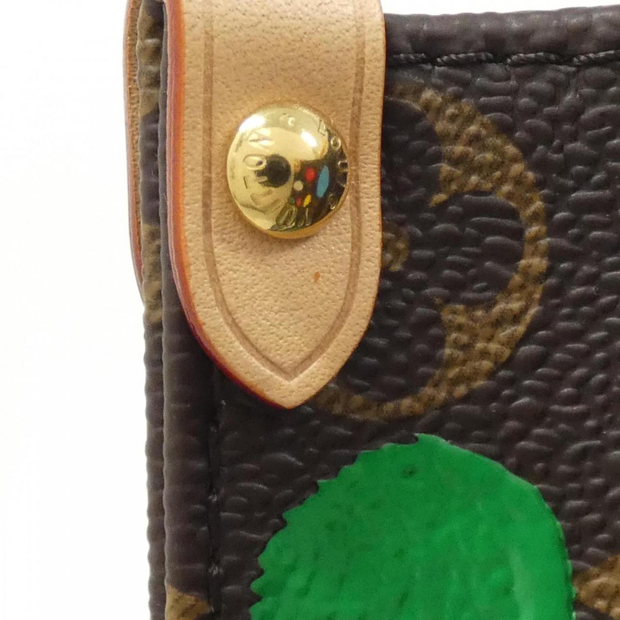 Louis Vuitton Marron Coated Canvas Handbag