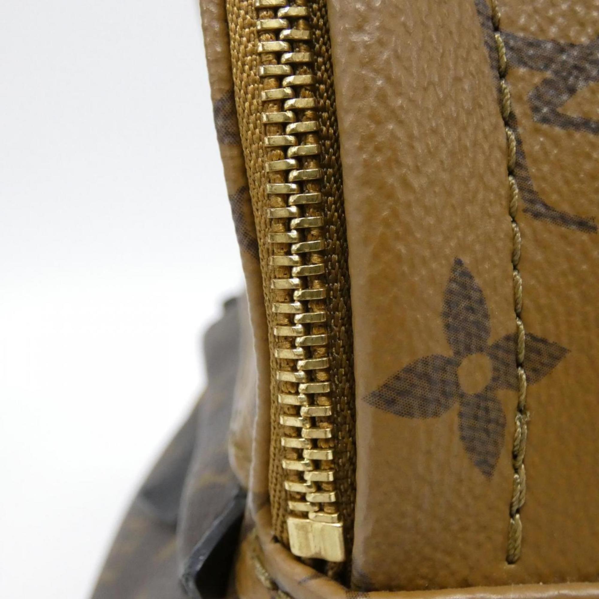 Louis Vuitton Marron Coated Canvas Backpack