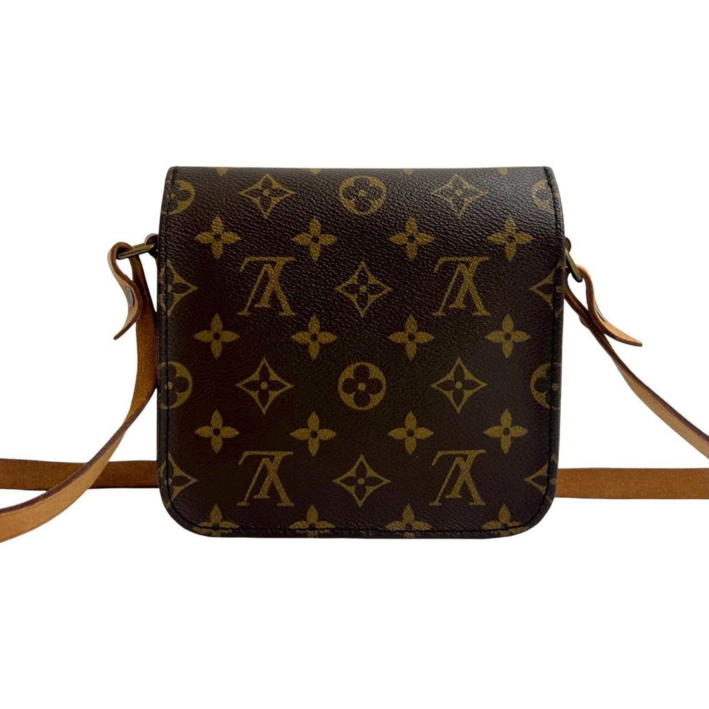 Louis Vuitton Brown Leather Pvc Pochette Shoulder Bag