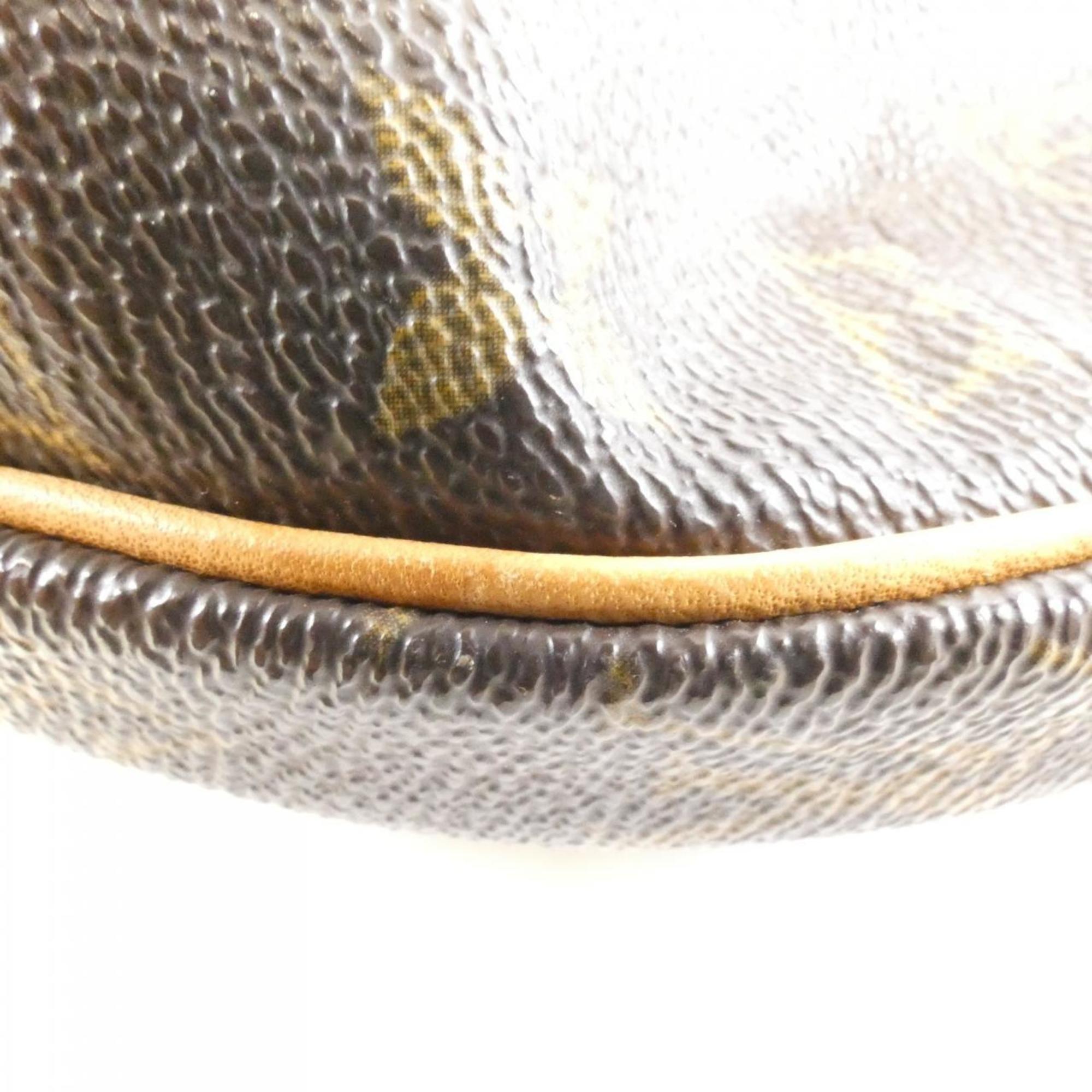 Louis Vuitton Brown Coated Canvas Shoulder Bag
