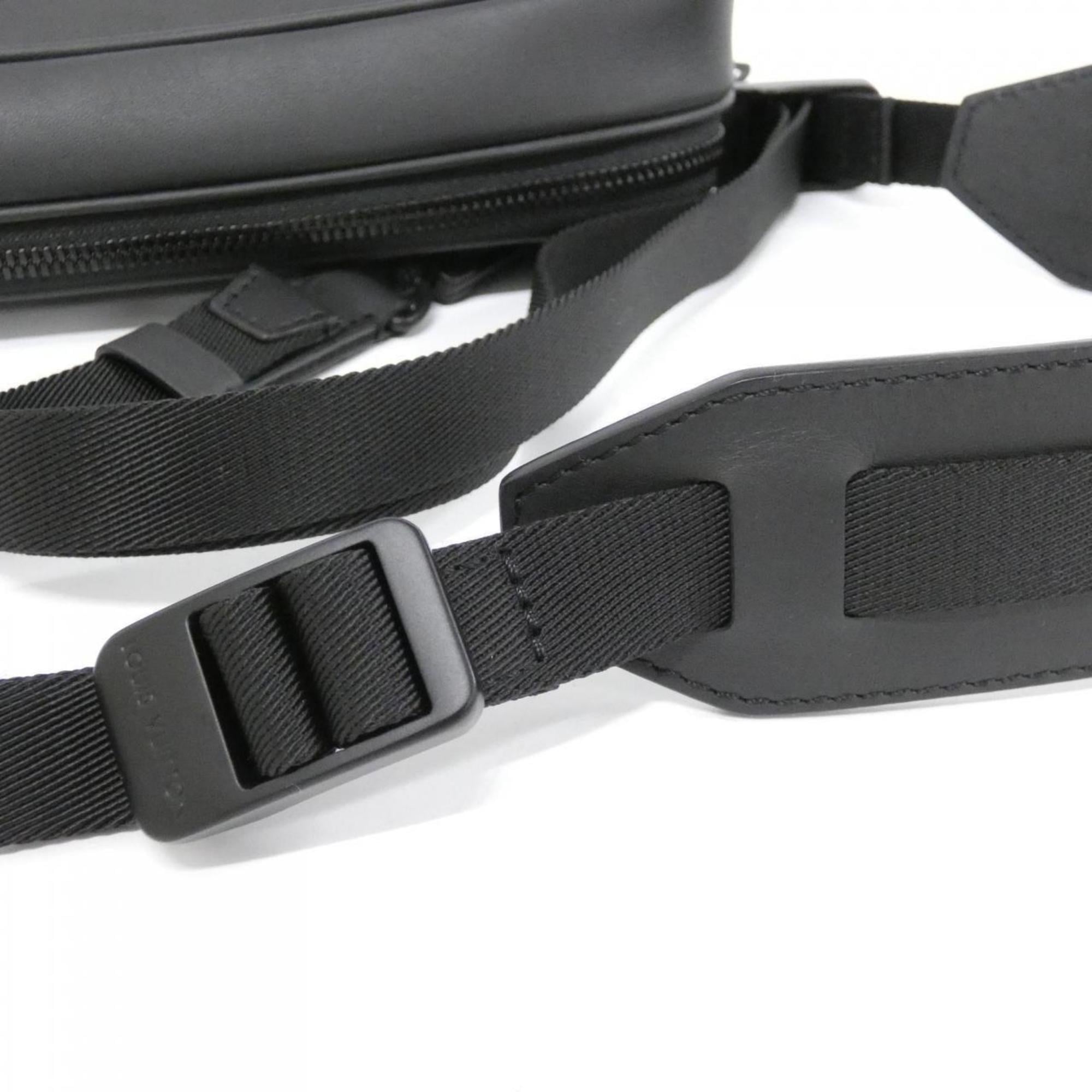 Louis Vuitton Black Gris Nylon Shoulder Bag