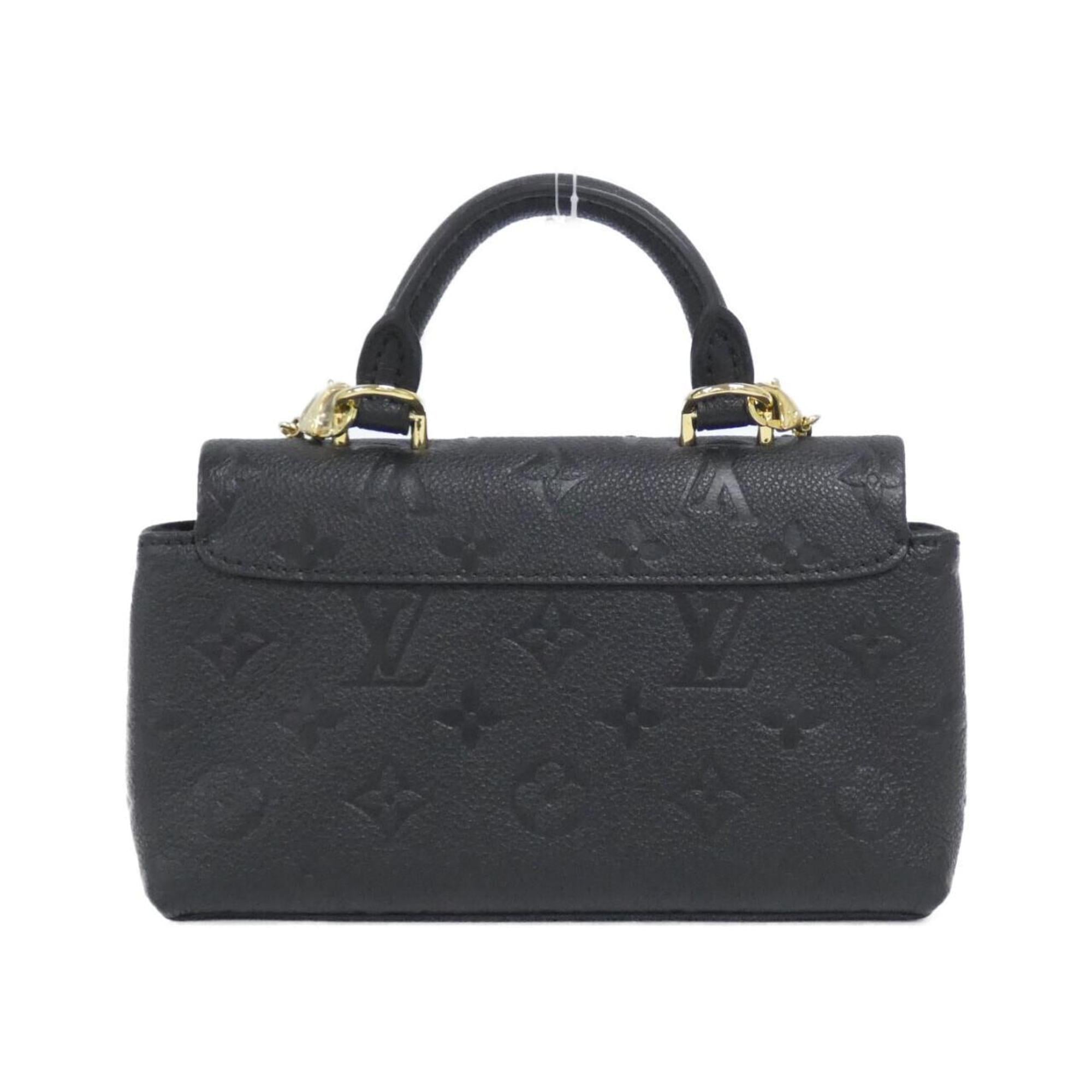 Louis Vuitton Black Leather Handbag