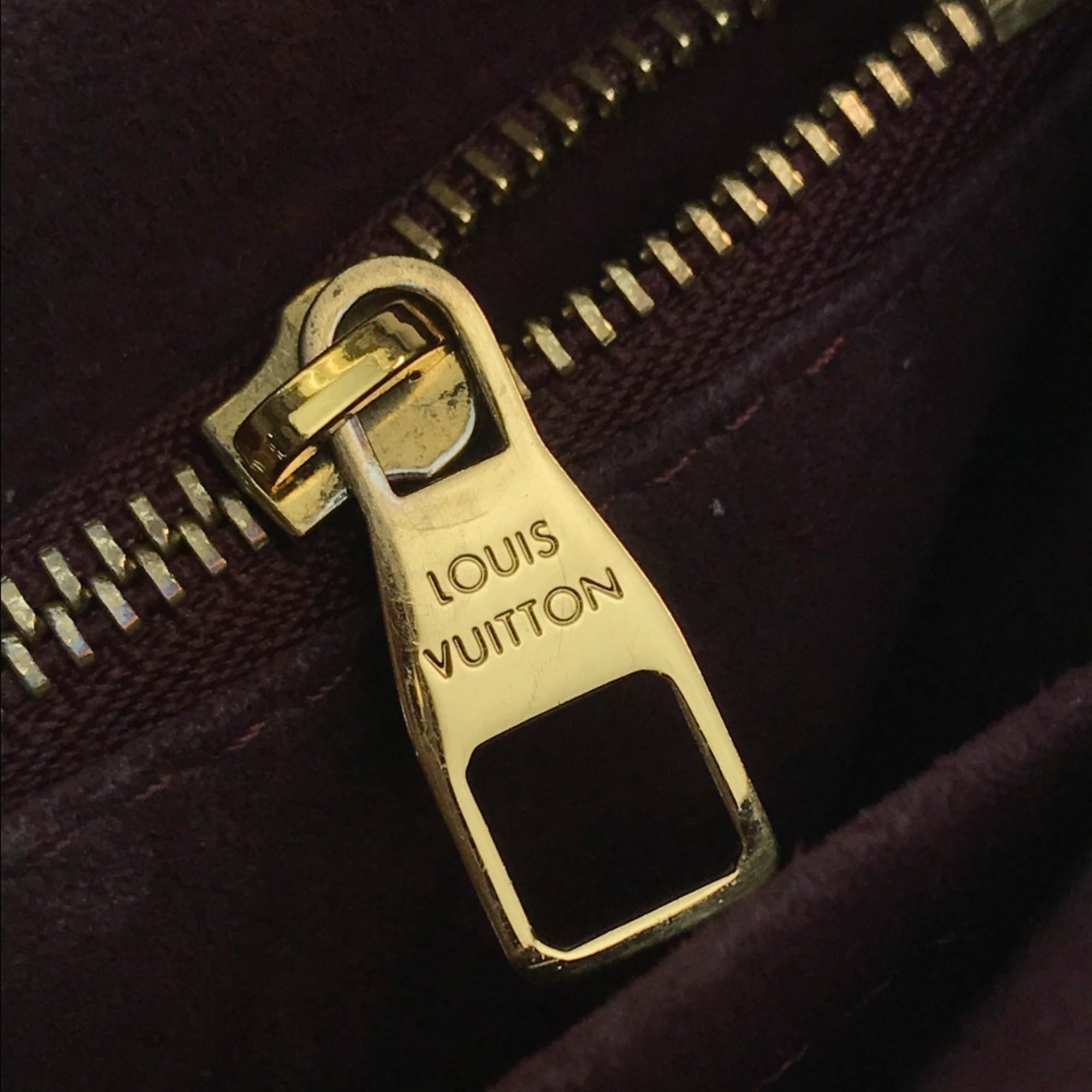 Louis Vuitton Bordeaux Brown Monogram Leather Shoulder Bag
