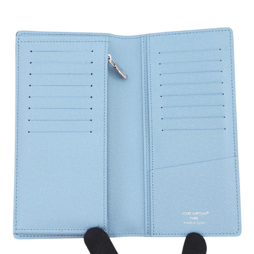 Louis Vuitton Taigarama Blue Taigarama Long Wallet